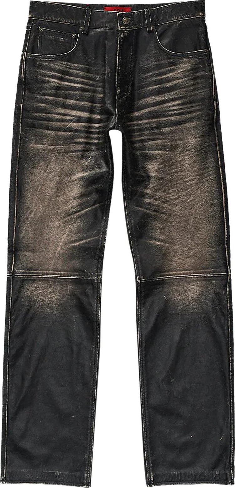 424 Leather Trousers 'Black'