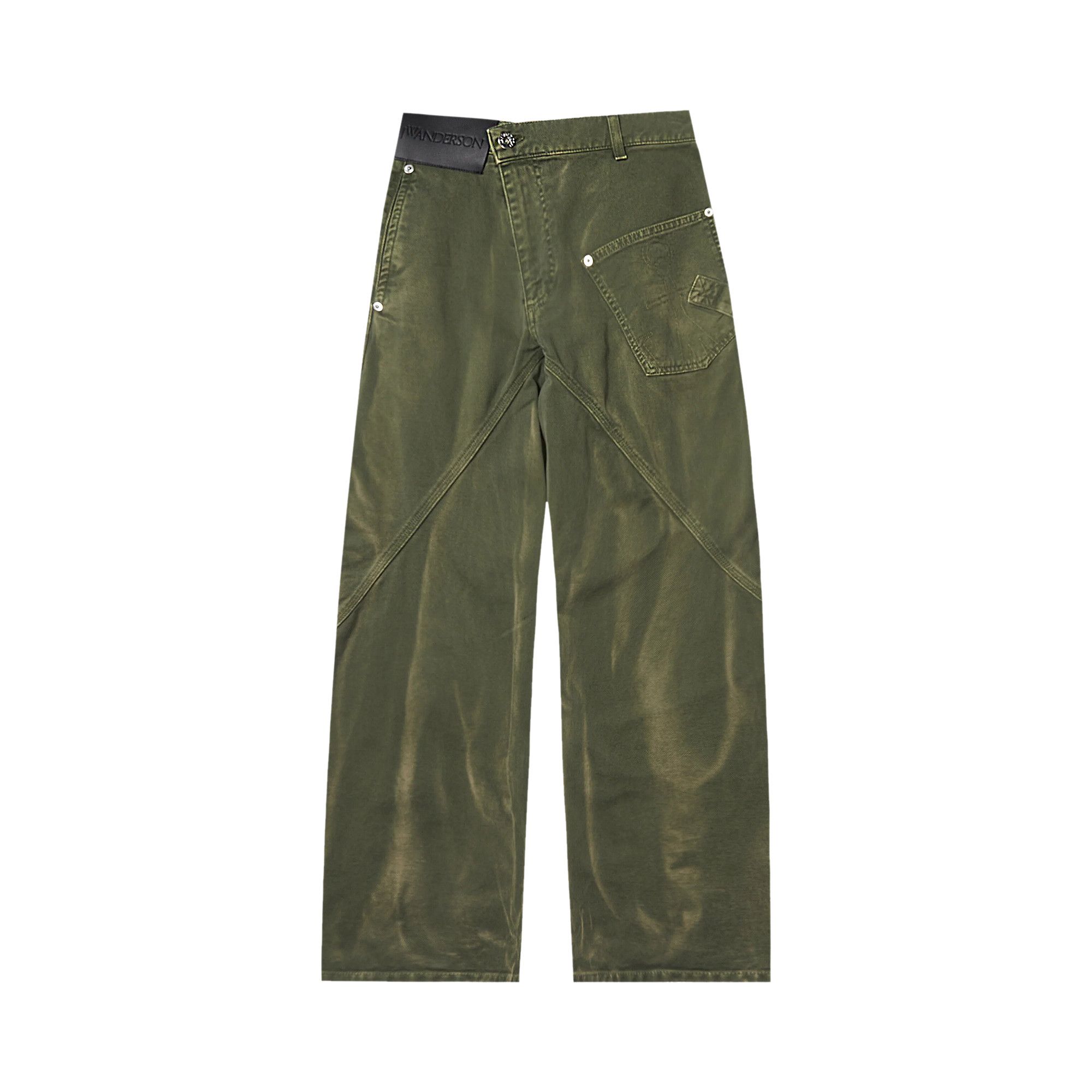 Buy JW Anderson Twisted Workwear Jeans 'Green' - DT0087 PG1522 500