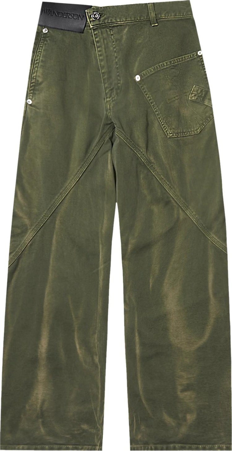 JW Anderson Twisted Workwear Jeans 'Green'