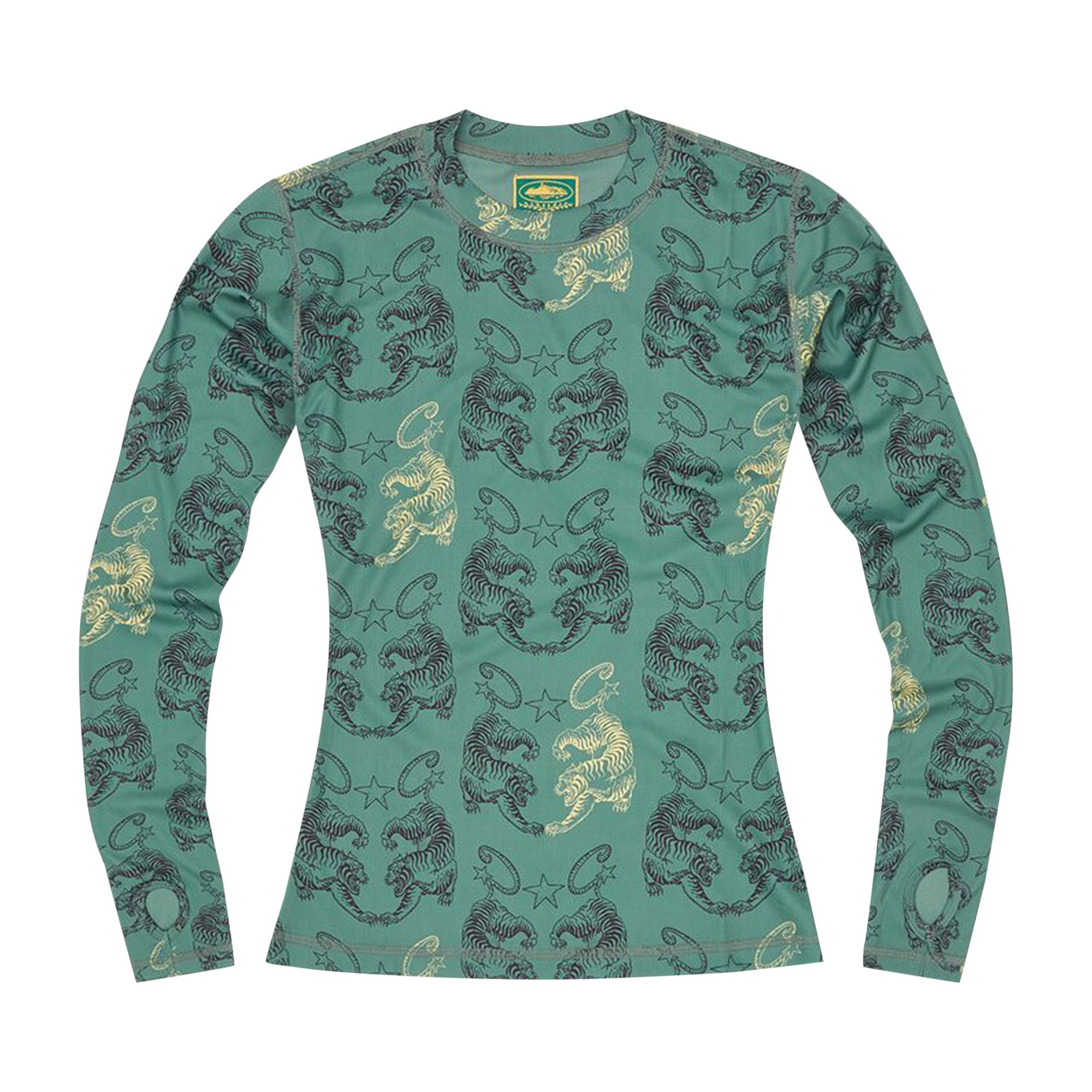 Buy Corteiz Tiger Mesh Long-Sleeve 'Turquoise' - 7892