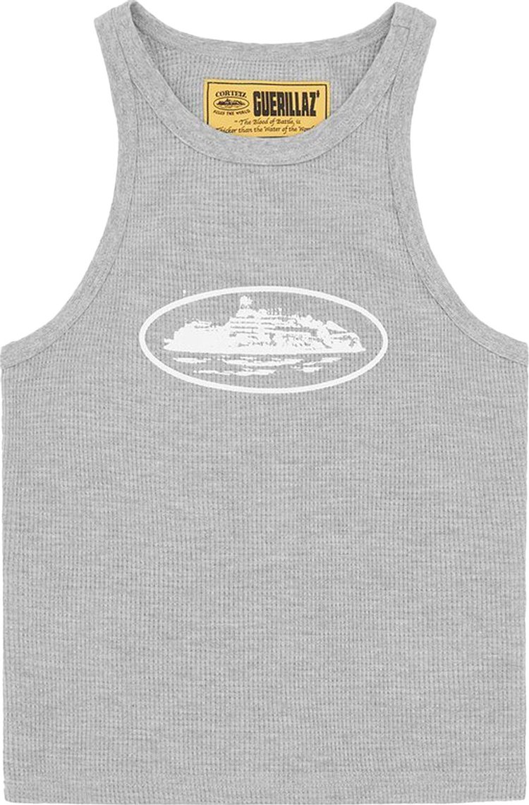 Corteiz Alcatraz Tank Top 'Heather Grey'