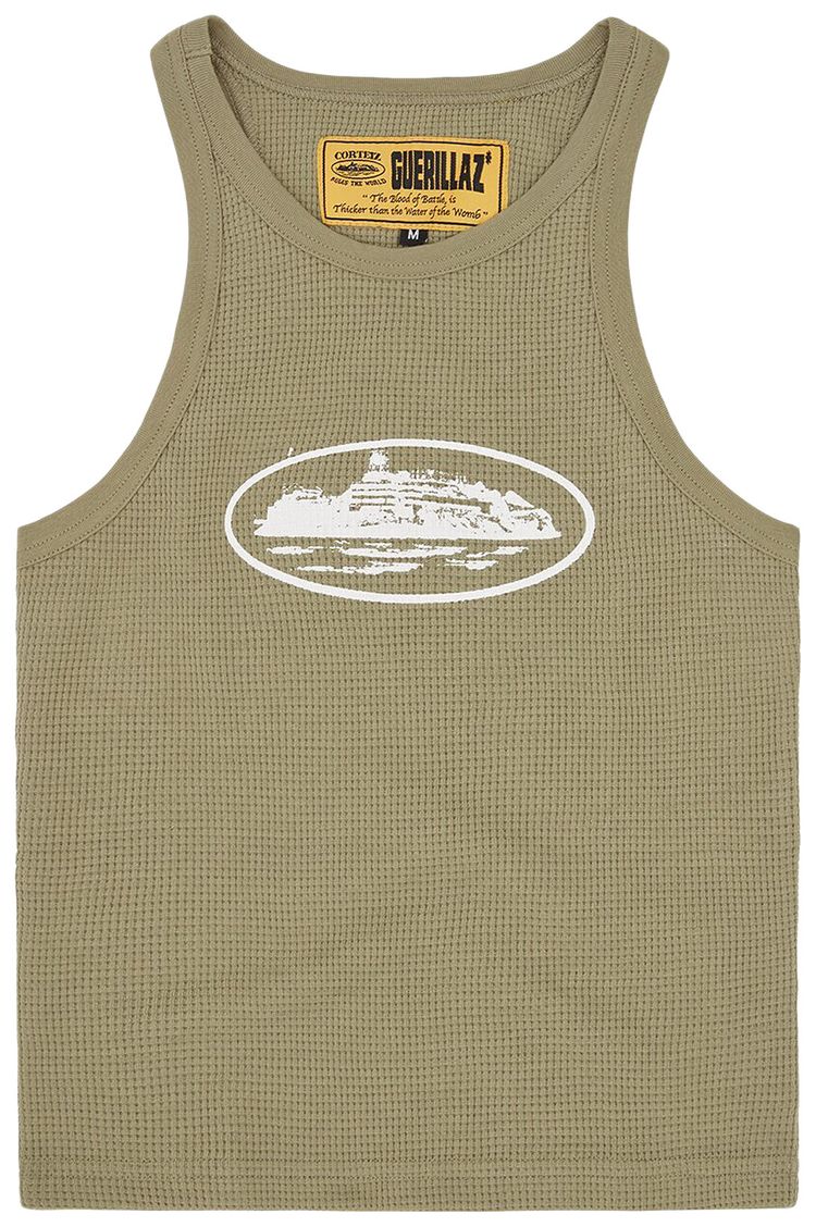 Corteiz Guerillaz Tank Top Khaki