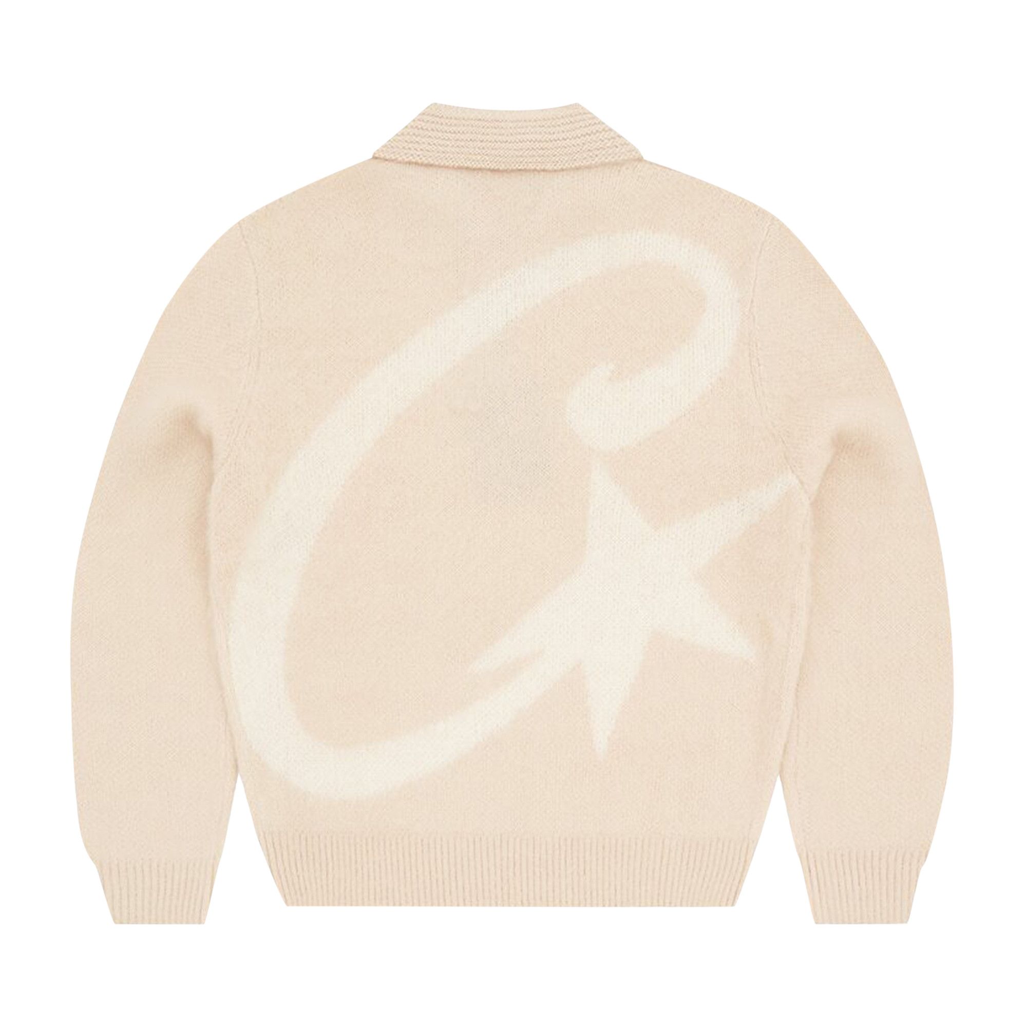 Corteiz Knit Sweater 確実正規品 Corteiz Cortiez Heavy Knit Jacquard Zip sweater | Grailed