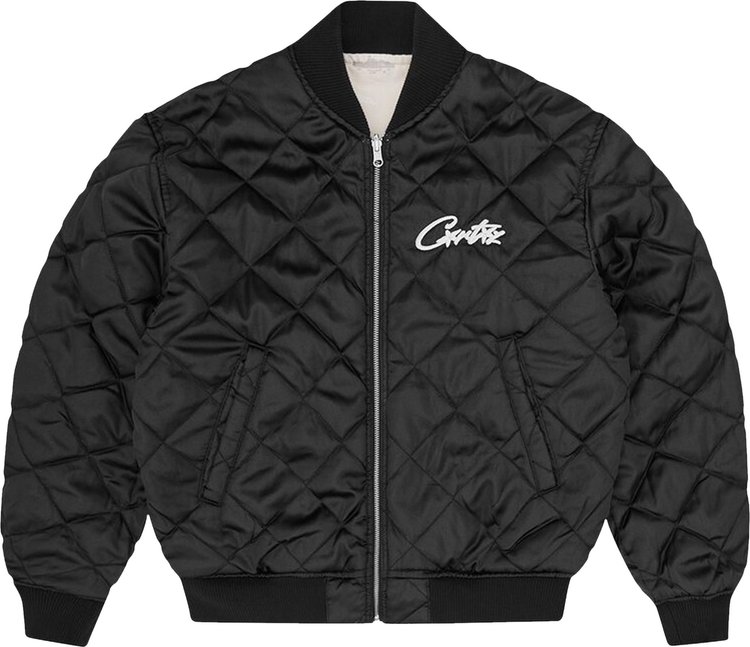 Corteiz Reversible Bomber Jacket Off WhiteBlack