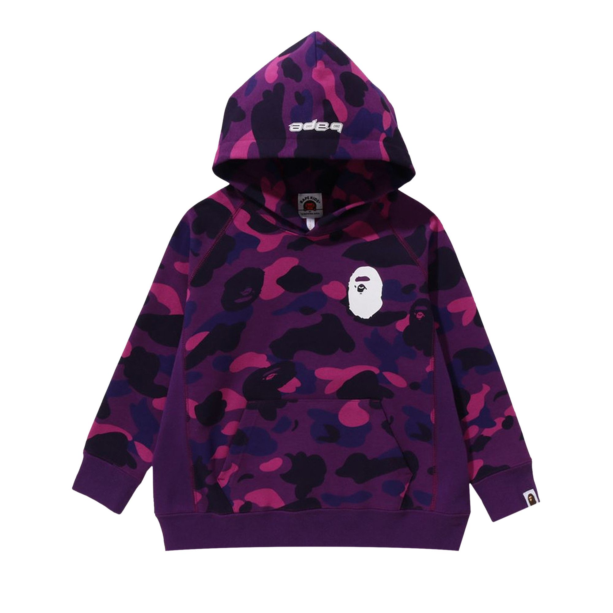 Buy BAPE Kids Color Camo Ape Head Pullover Hoodie Purple 1K30 314 003 PURPLE GOAT CA