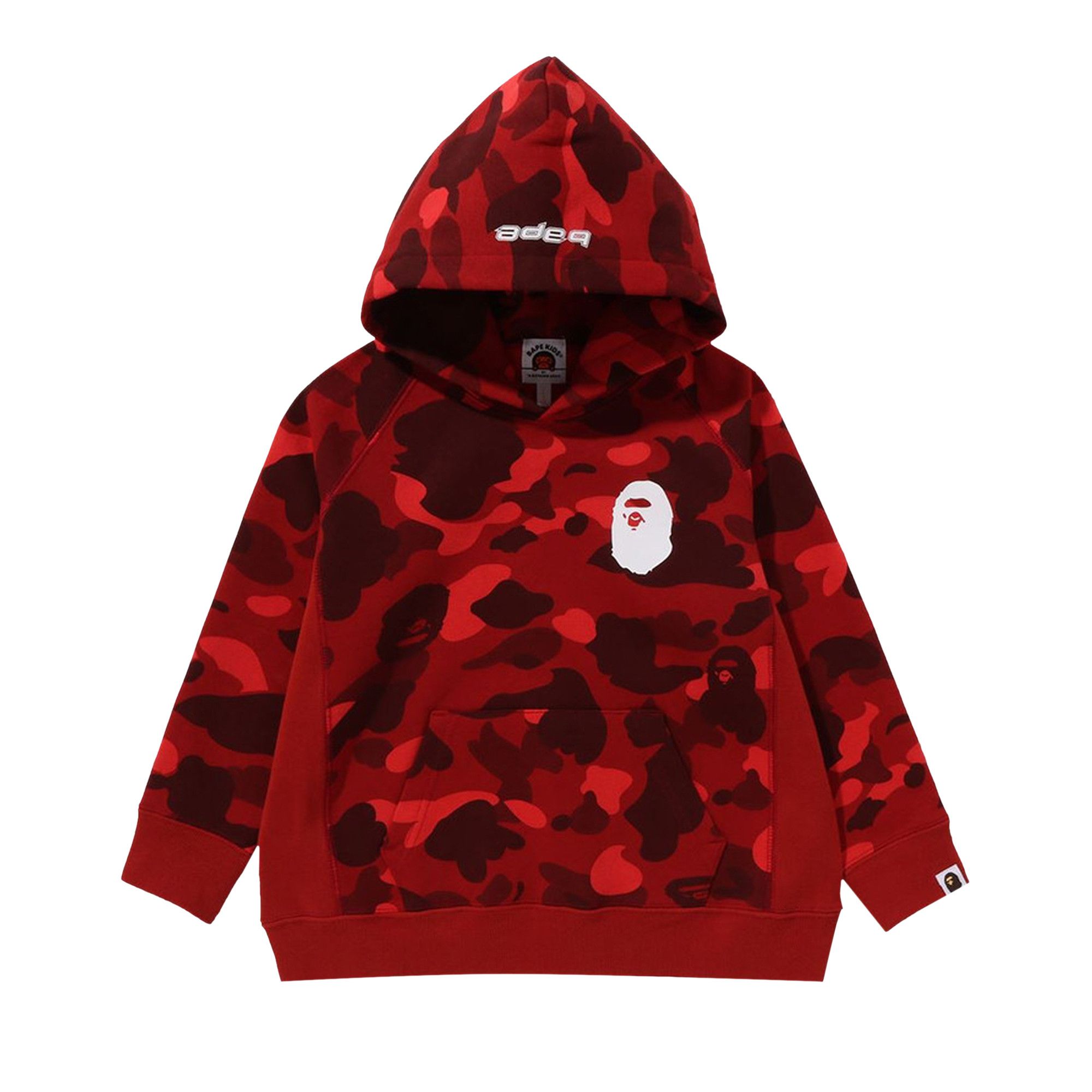 Buy BAPE Kids Color Camo Ape Head Pullover Hoodie Red 1K30 314 003 RED GOAT AU