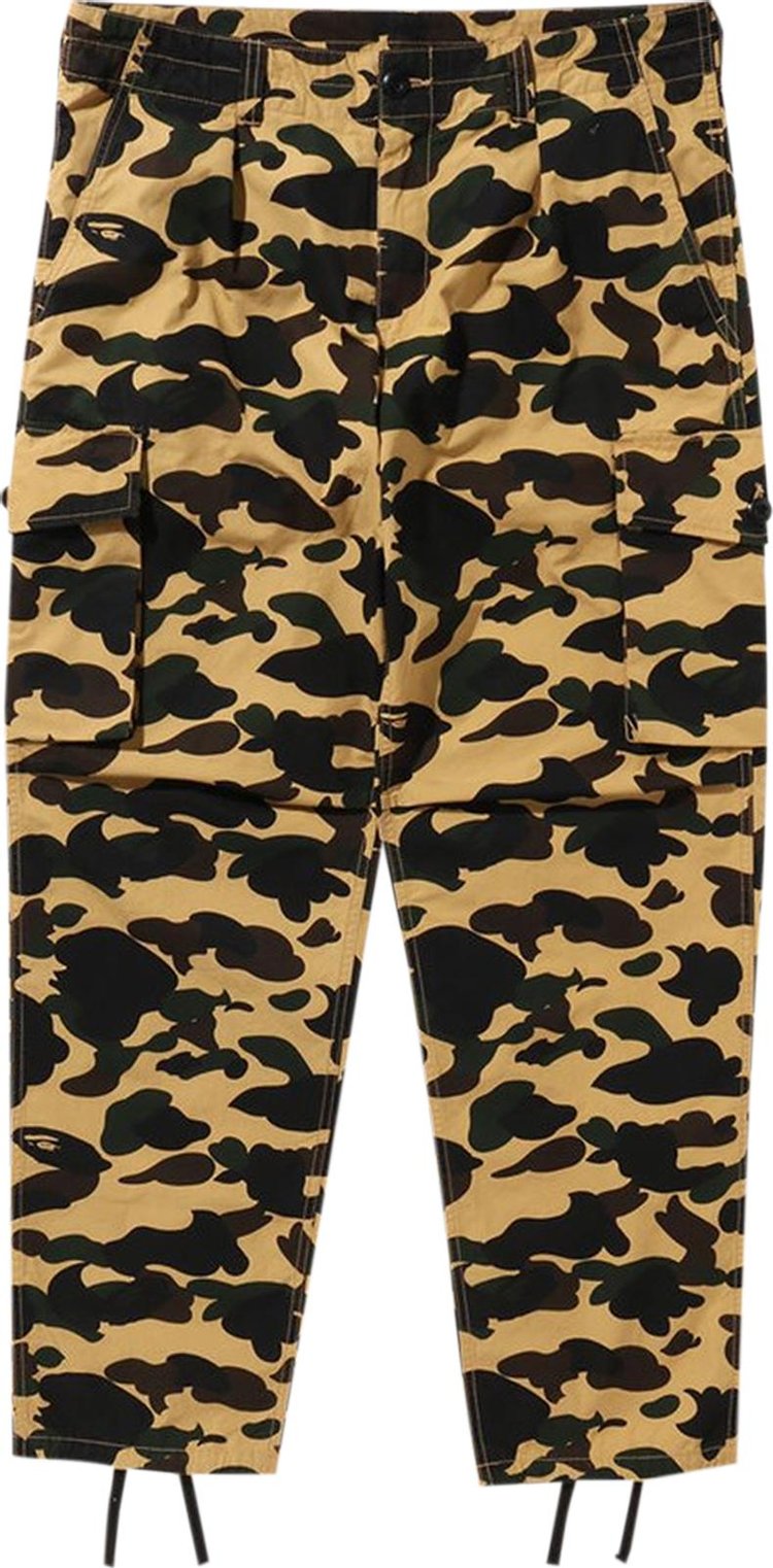 BAPE 1st Camo 6 Pocket Pants Yellow