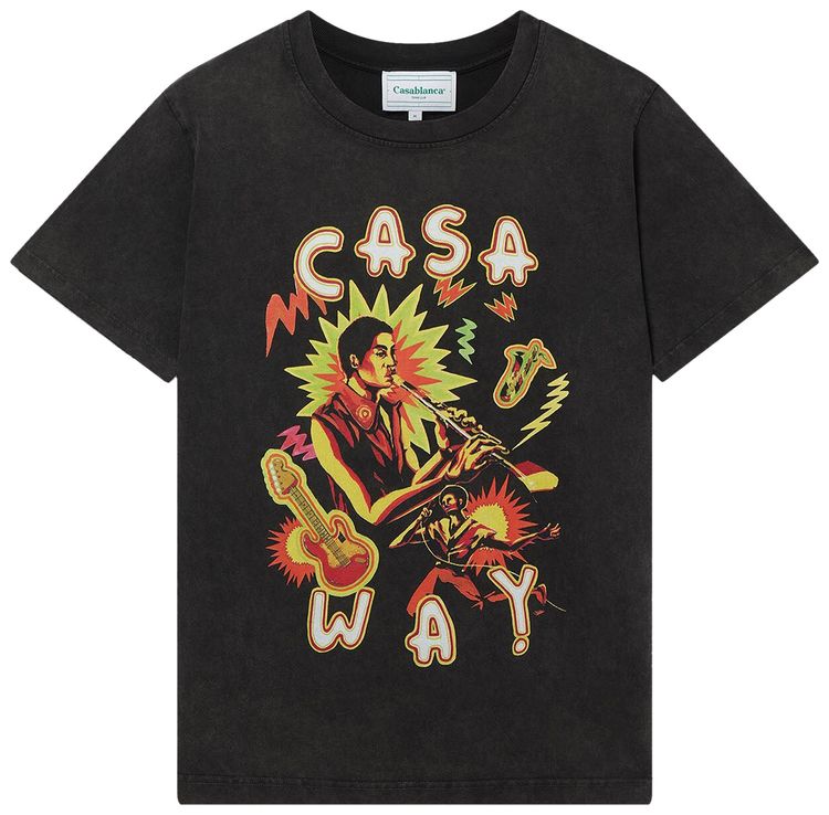 Casablanca Music For The People T Shirt Black