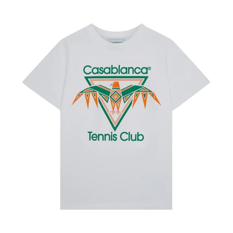 Casablanca Playful Eagle T Shirt White