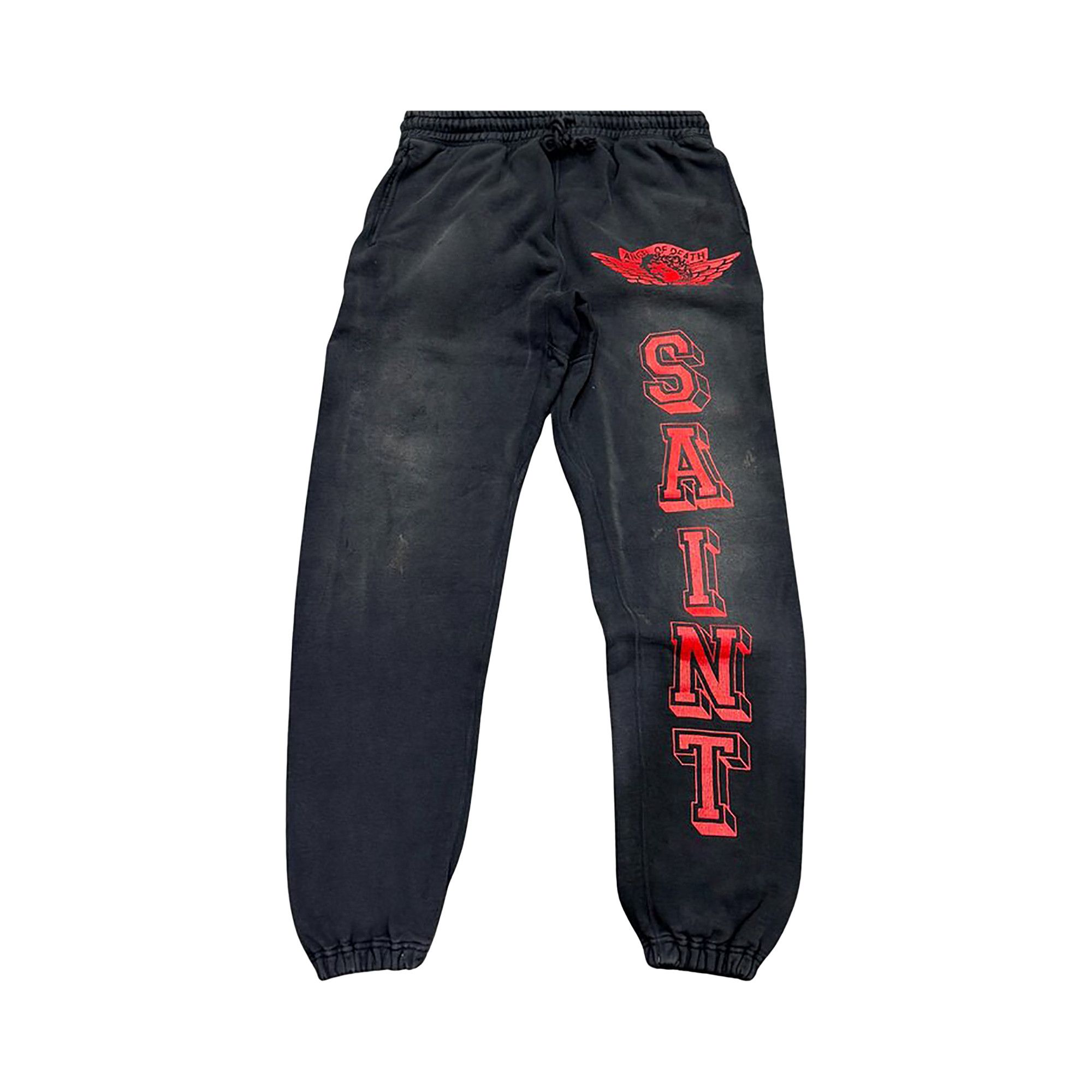 Buy Saint Michael Angel Sweatpants 'Black' - SM YS8 0000 041