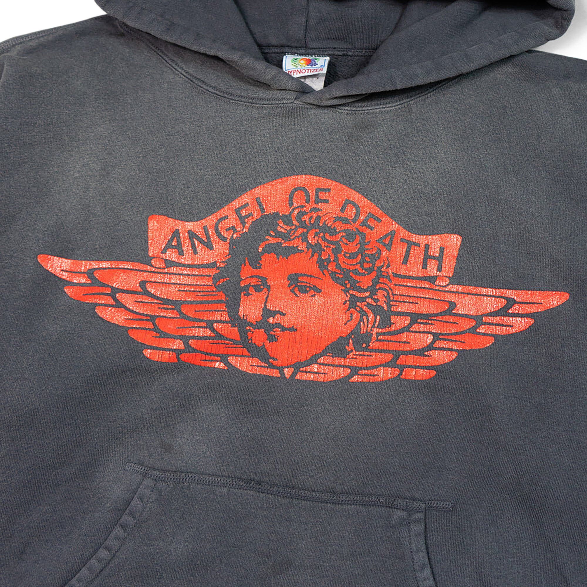 Buy Saint Michael Angel Hoodie 'Black' - SM YS8 0000 034 | GOAT
