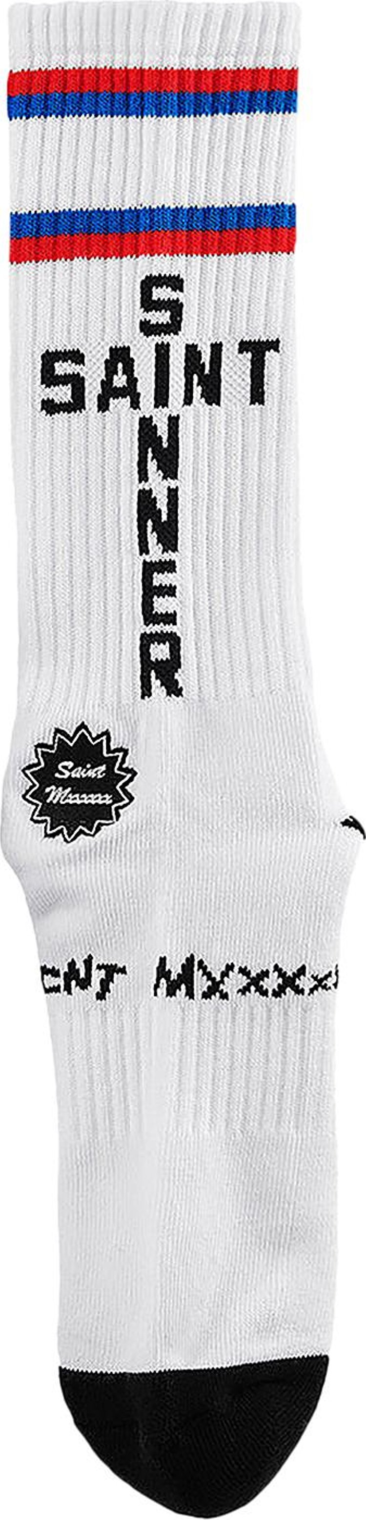 Saint Michael France Socks 'White'