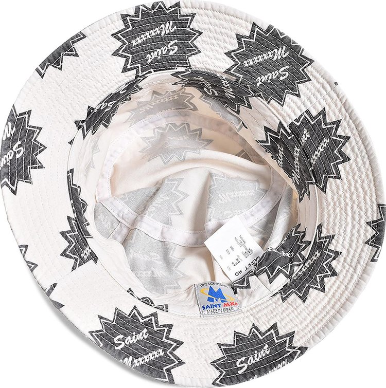 Saint Michael Saint Bucket Hat White