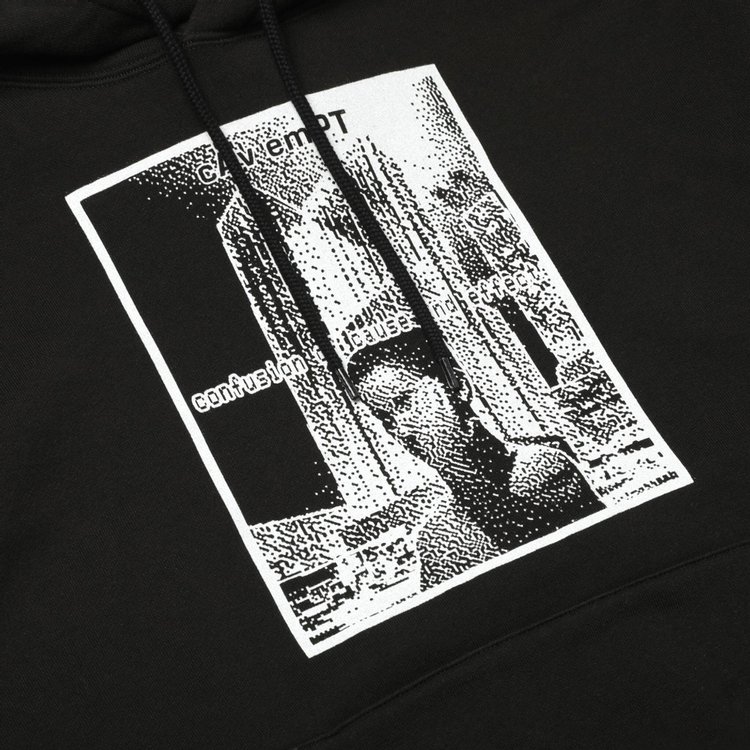 Cav Empt Confusion Heavy Hoodie Black