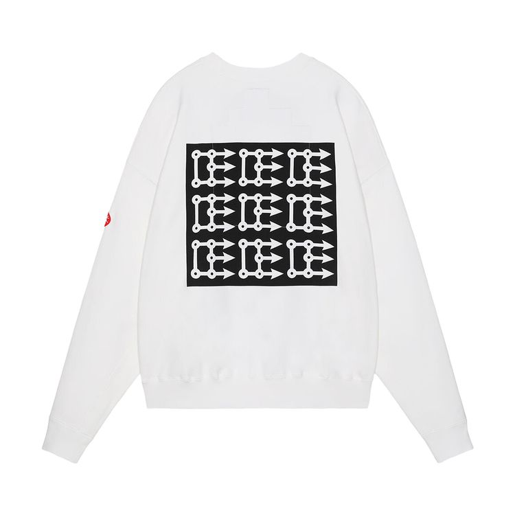 Cav Empt Degradation Crewneck White