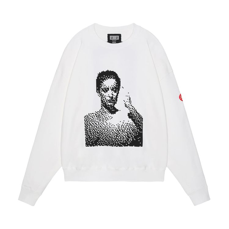Cav Empt Degradation Crewneck White