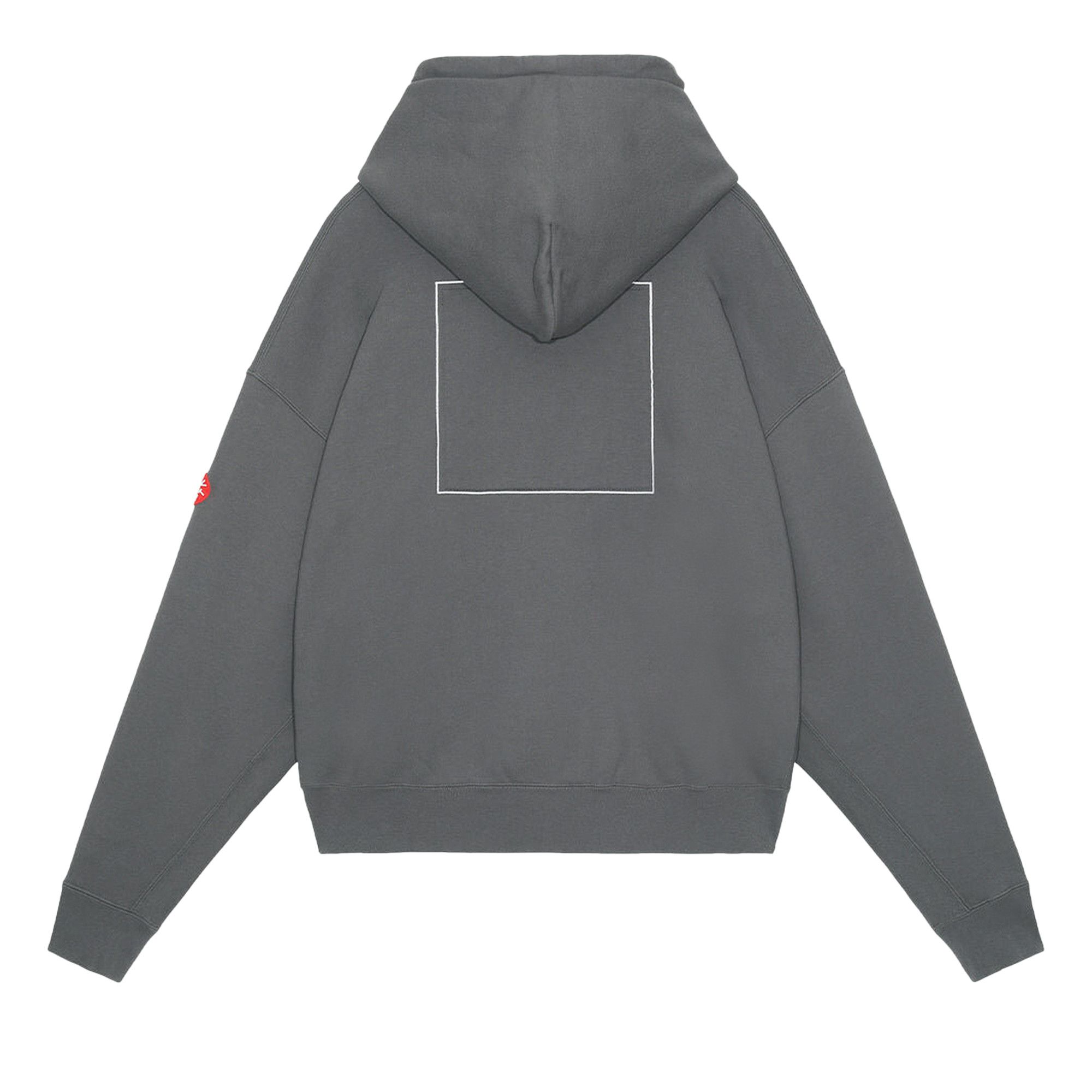 Buy Cav Empt Embroidery Zip Hoodie 'Charcoal' - CES25CS05 Buy Cav Empt Embroidery Zip Hoodie 'Charcoal' - CES25CS05