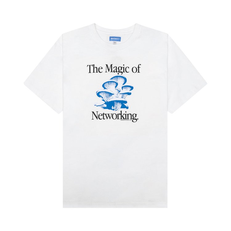 Market Social Network T-Shirt 'White'