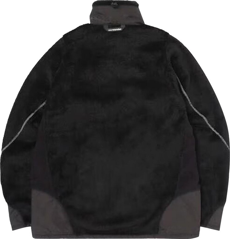 And Wander High Loft Fleece Jacket Black