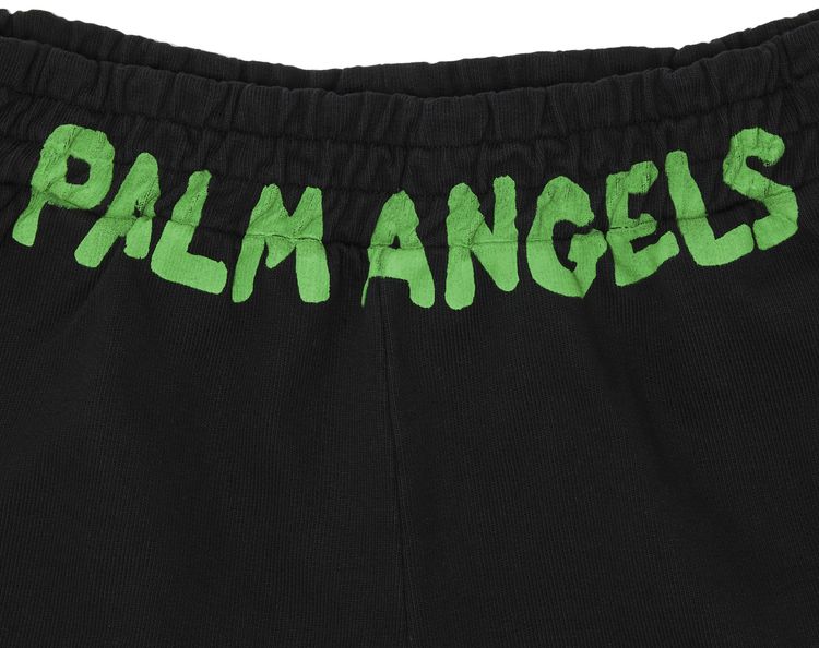 Palm Angels Seasonal Logo Sweatshort Black