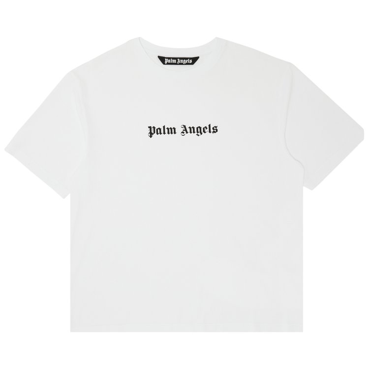 Palm Angels Logo Slim Tee White