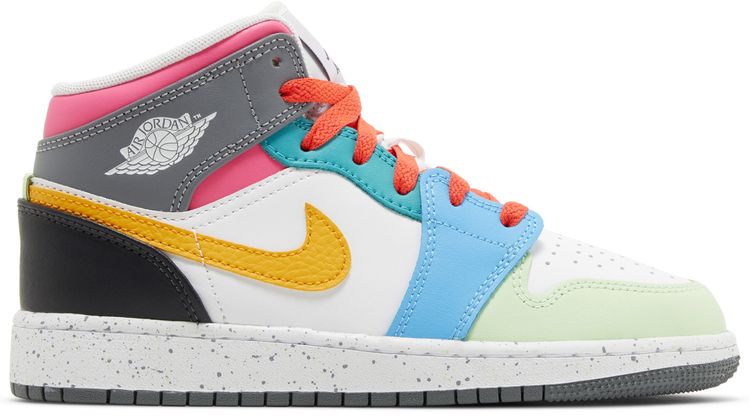 Air Jordan 1 Mid SE GS Multi Color