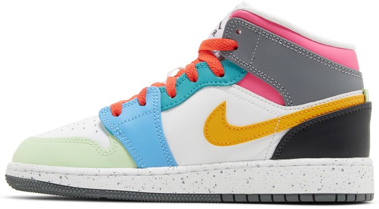 Air Jordan 1 Mid SE GS Multi Color