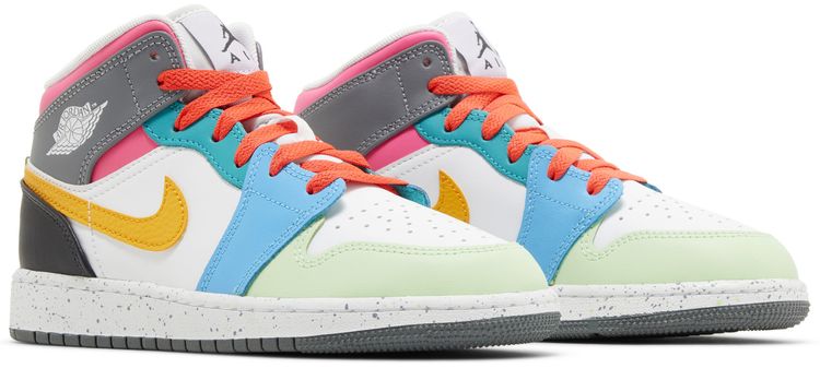 Air Jordan 1 Mid SE GS Multi Color