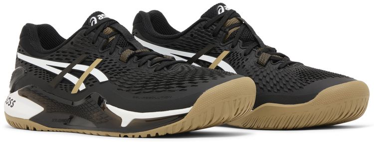 Asics Gel Resolution 9 Black Camel