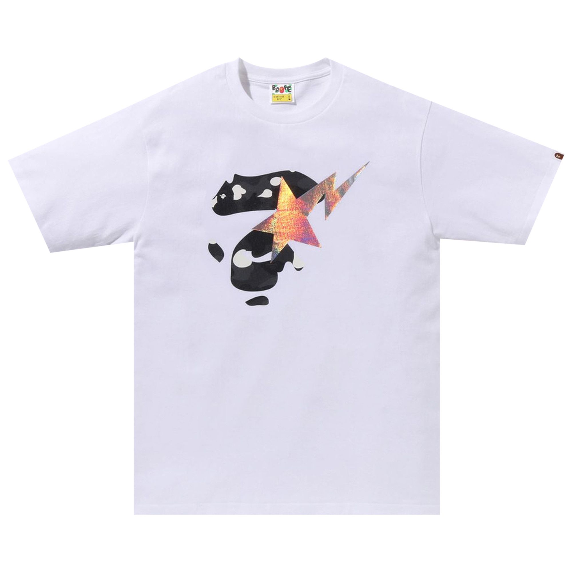 NEW【A BATHING APE】TRIAL CAMO APE FACE STA TEE TRIAL CAMO APE FACE STA TEE | bape.com