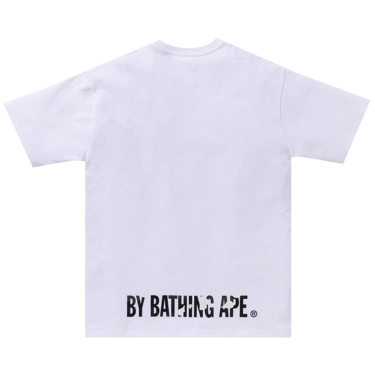 BAPE City Camo Ape Face Sta Tee White