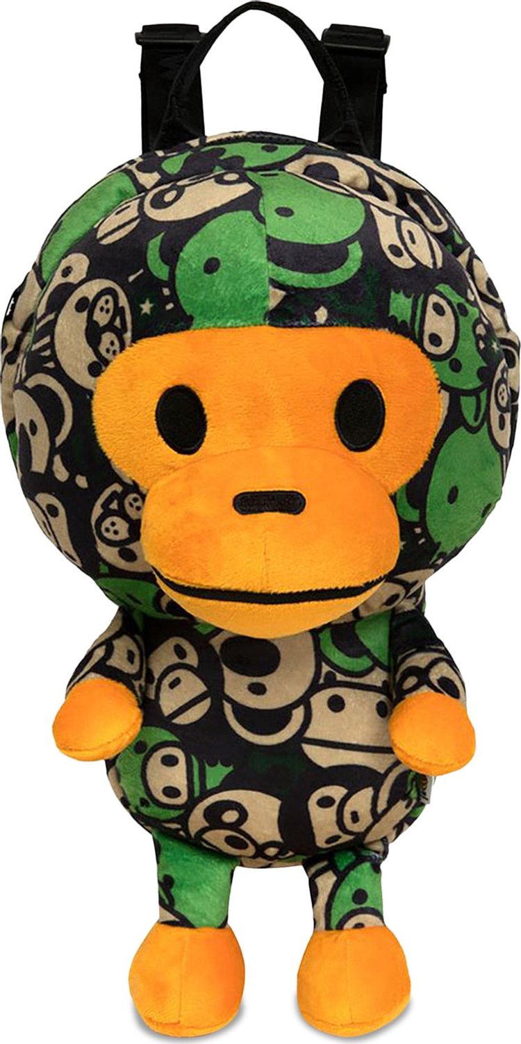 BAPE Baby Milo Plush Backpack Green