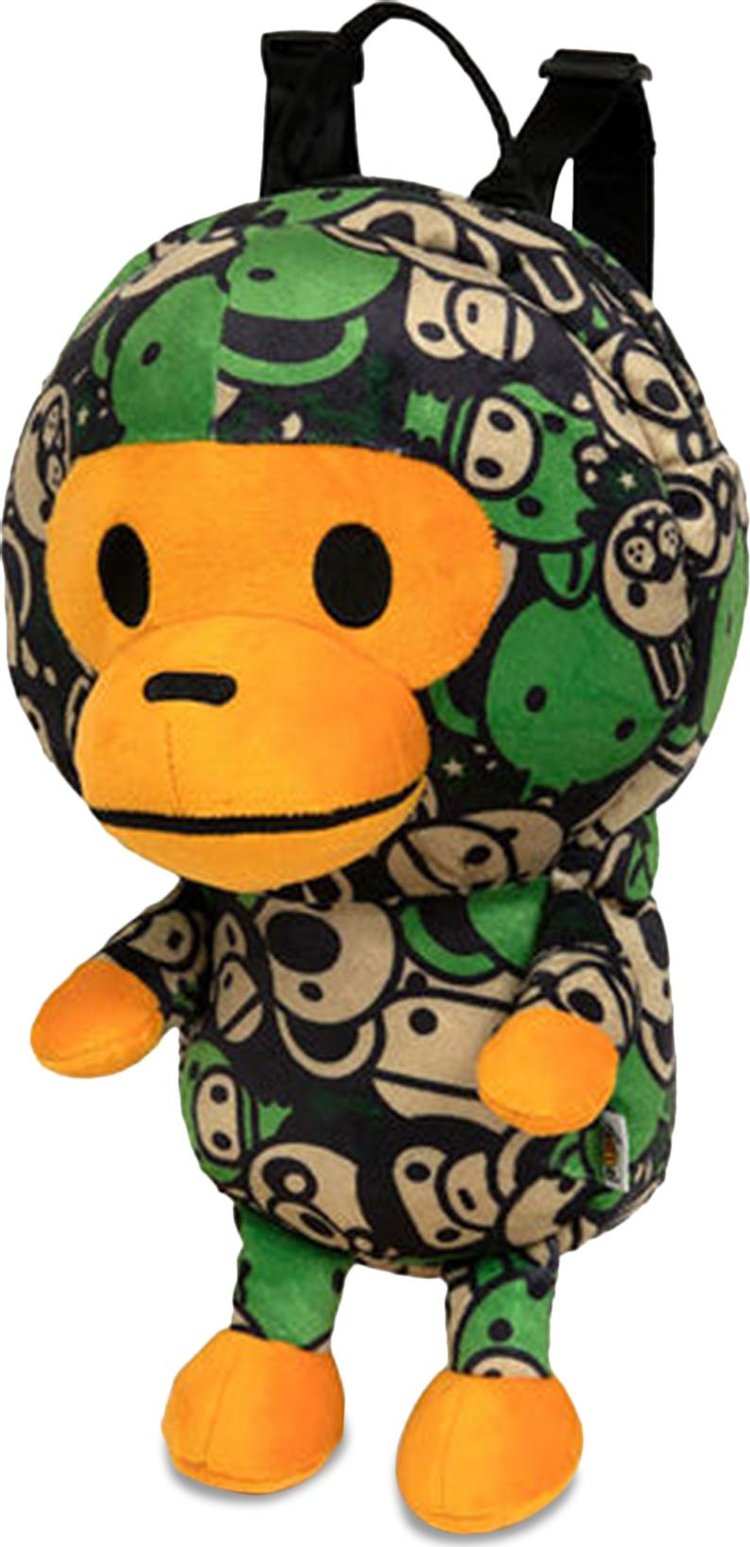 BAPE Baby Milo Plush Backpack Green