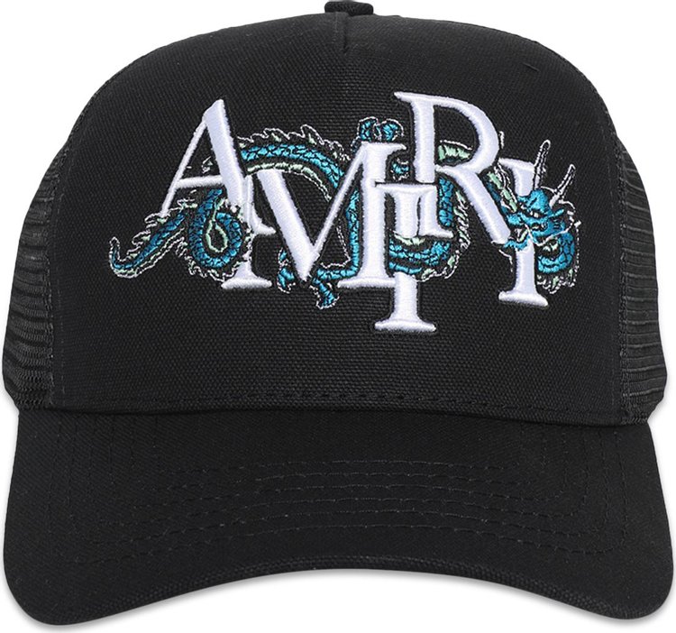 Amiri CNY Dragon Trucker Black