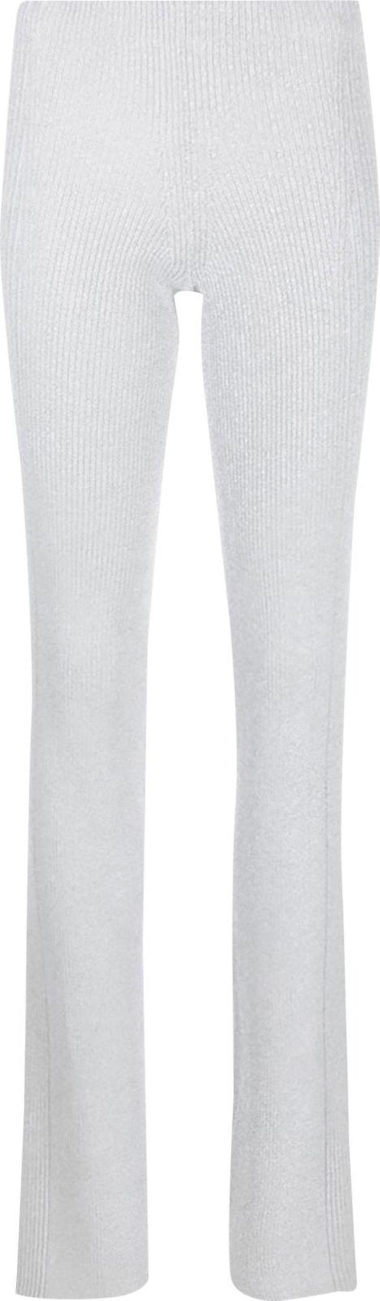 Dion Lee Light Reflective Rib Pant 'Silver'