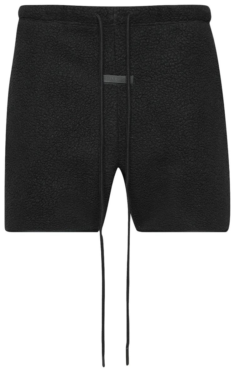 Fear of God Essentials Polar Fleece Shorts Jet Black
