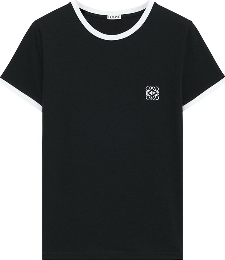 Loewe Slim Fit T-Shirt 'Black/White'