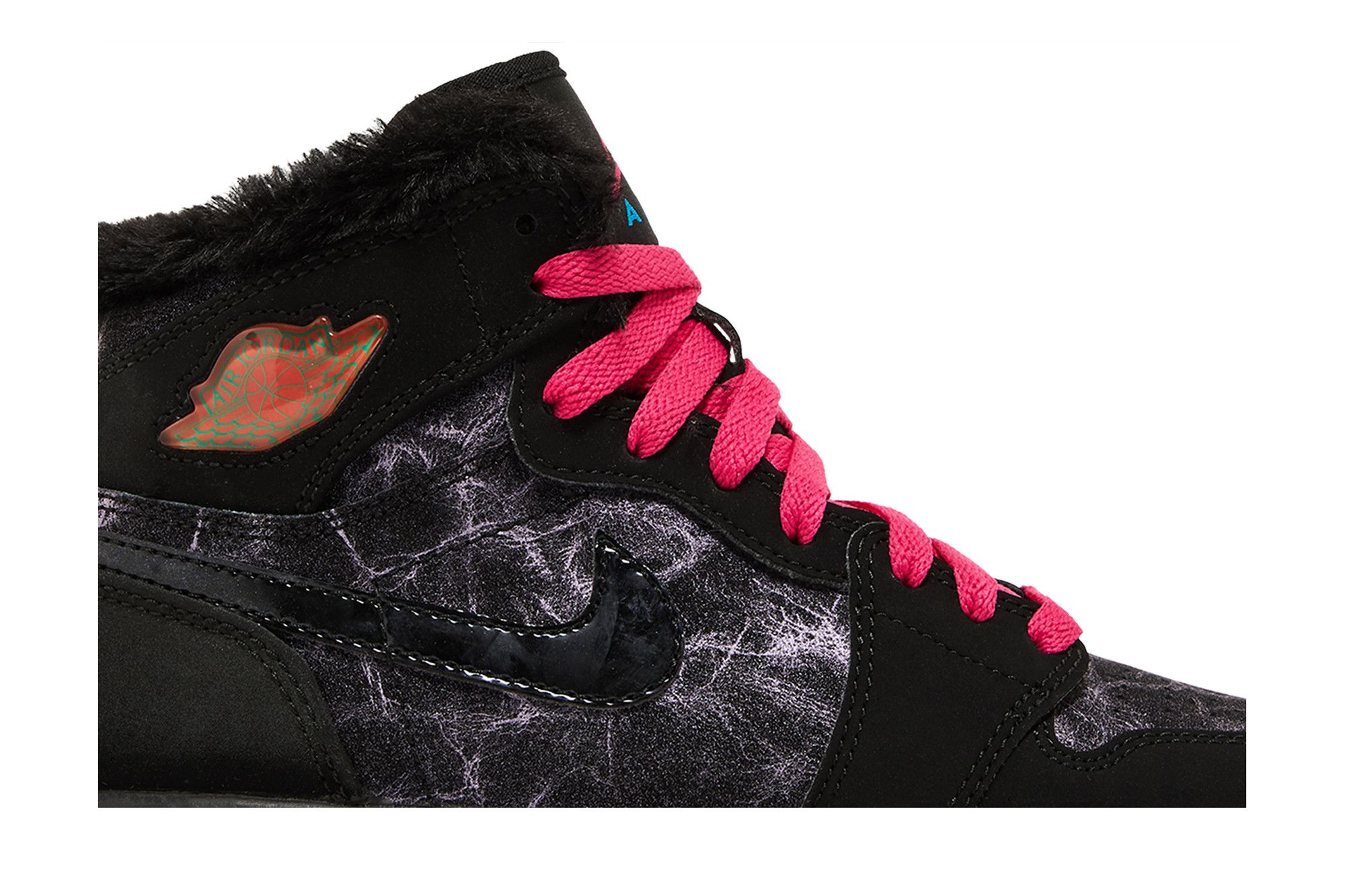 BLACK ROSE ビラ GS) Air Jordan 1 Retro High 'Black Hyper Pink' 332148-024