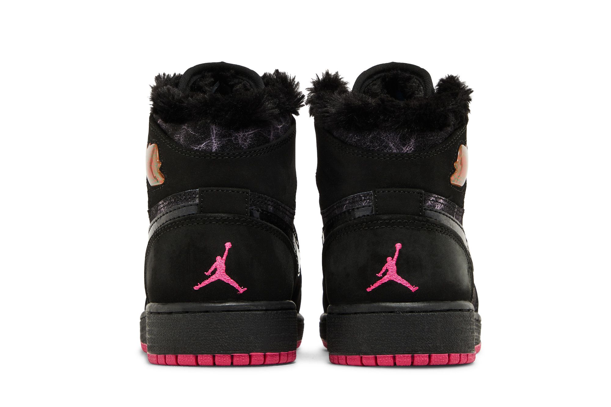 Buy Air Jordan 1 Retro High Prem GS 'Black Vivid Pink