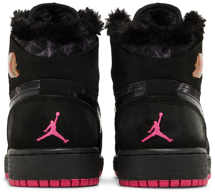 Air Jordan 1 Retro High Prem GS Black Vivid Pink