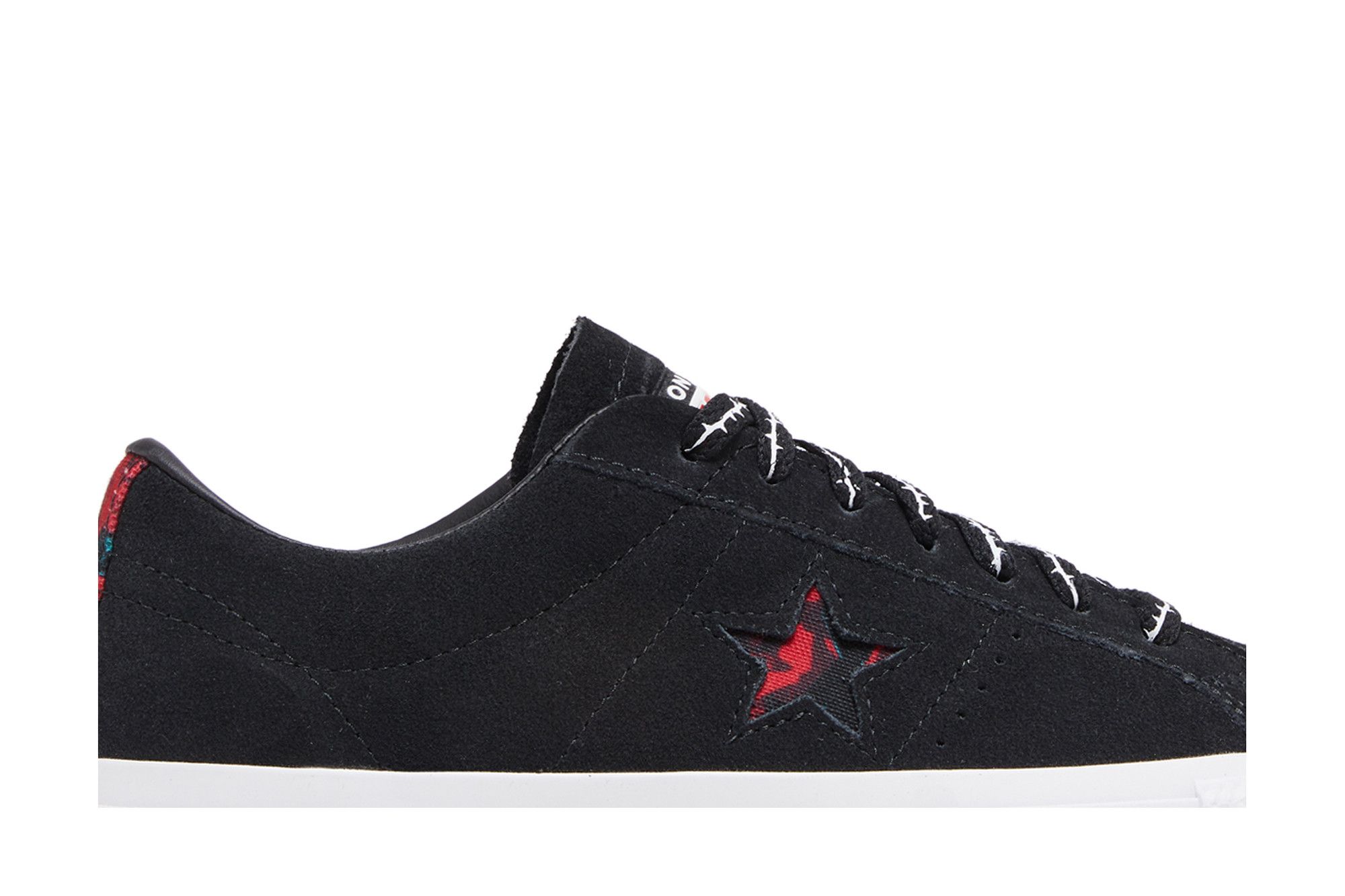 Converse one star black red new arrivals
