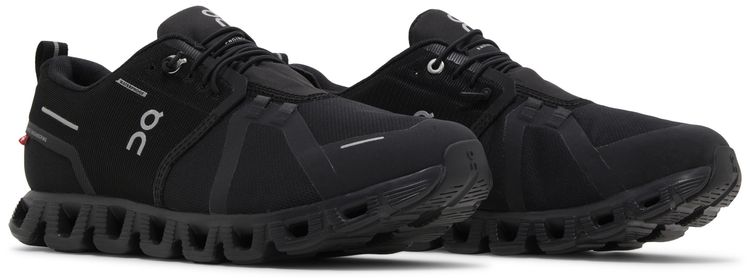 ON Wmns Cloud 5 Waterproof All Black