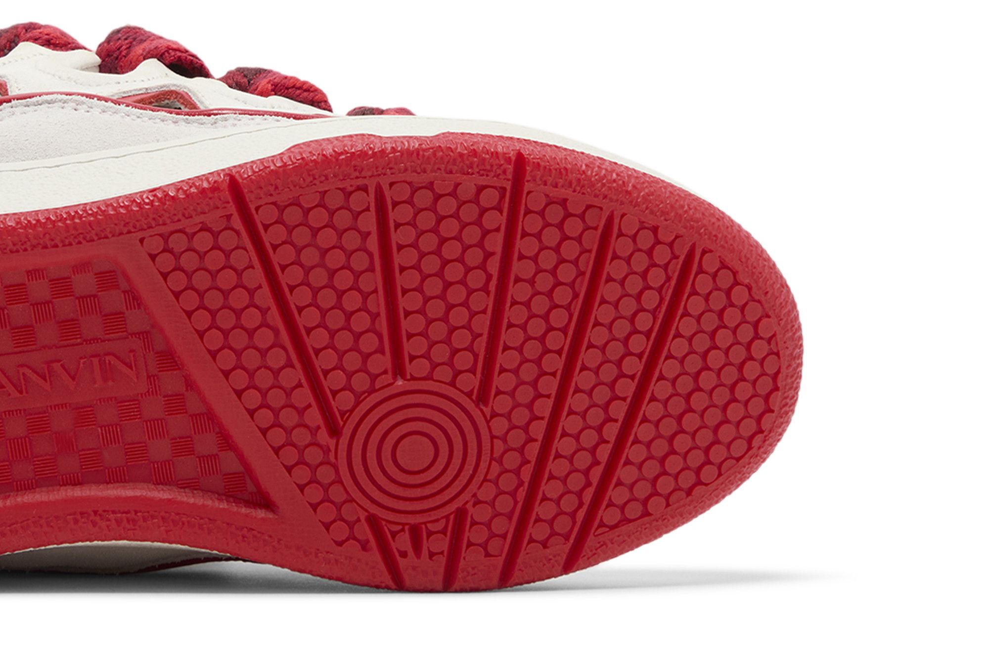 Buy Lanvin Wmns Curb Sneakers 'White Red' - FW SKDK02 DRAP