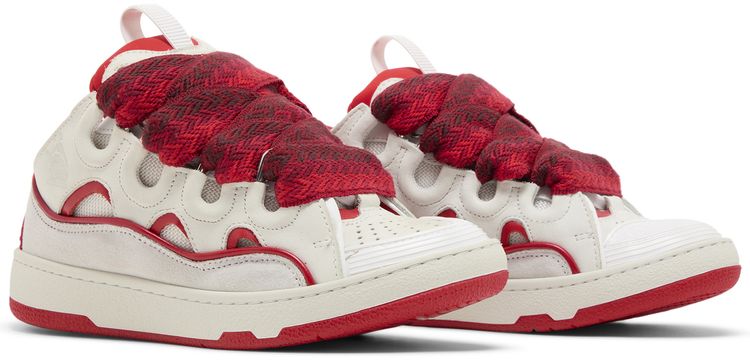 Lanvin Wmns Curb Sneakers White Red