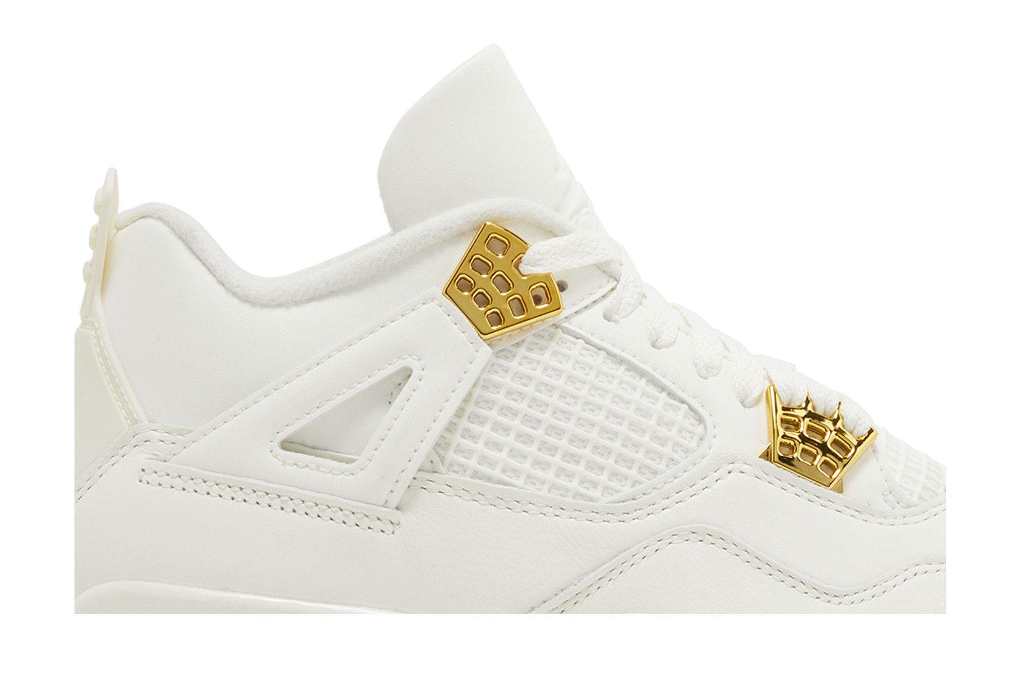 Gold jordan 4s best sale