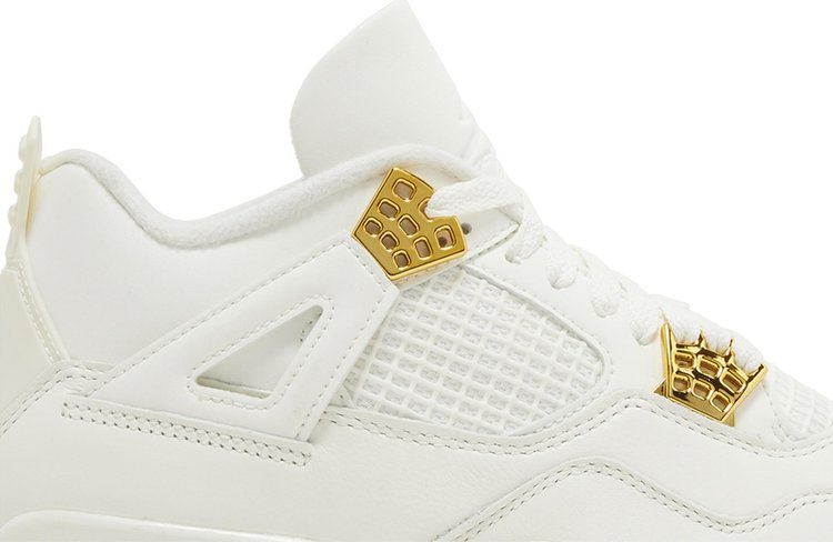 Wmns Air Jordan 4 Retro Metallic Gold