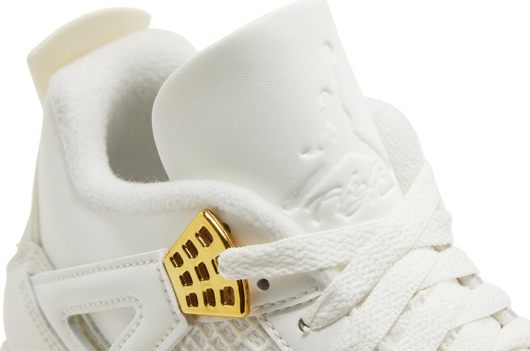 Wmns Air Jordan 4 Retro Metallic Gold