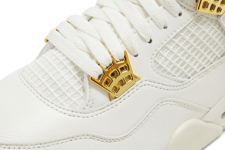 Wmns Air Jordan 4 Retro Metallic Gold