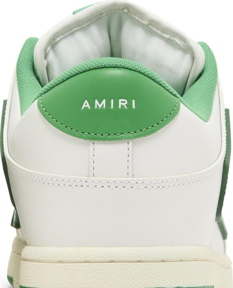 Amiri Skel Top Low White Green