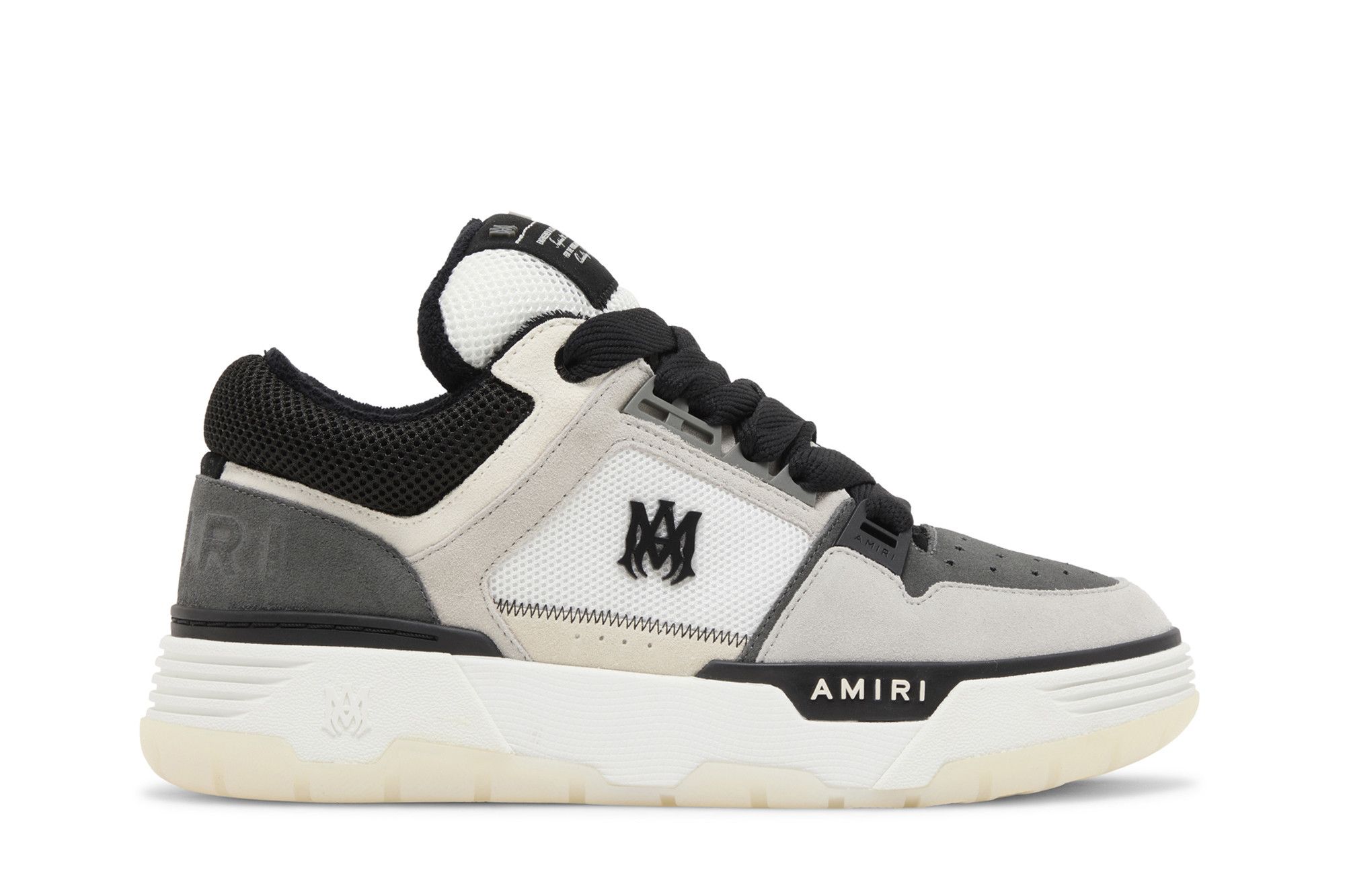 【AMIRI】SS25 レザークアッドモノグラムMA-1スニーカー AMIRI MA-1 スニーカー | ブラック | FARFETCH JP